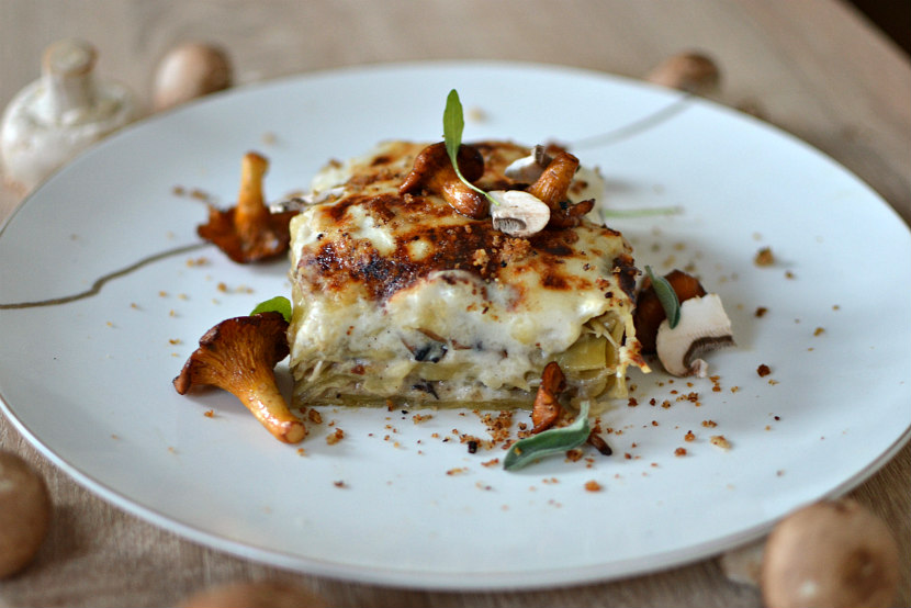 Lasagnes Aux Champignons Et Parmesan : Lasagnes Automnales Et ...