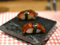 Sushi de porc caramélisé A Casa do Porco Brésil Sao Paulo