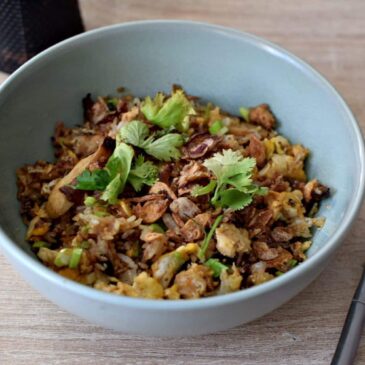 Riz sauté aux champignons et tofu façon thaï : la recette végétarienne et gourmande