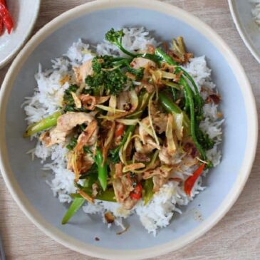 Porc thaï sauté au gingembre : le wok simple et punchy