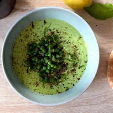 Houmous de petits pois à la menthe : la recette fraîche et facile pour l&rsquo;apéro