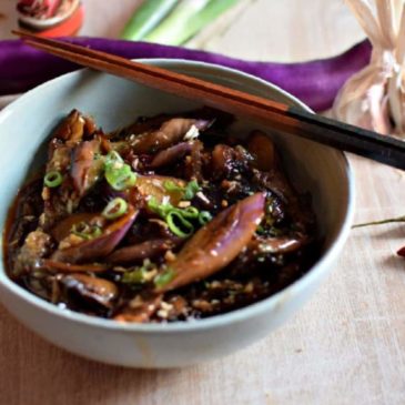 Aubergines chinoises caramélisées à l’ail « Hong Shao » : la recette facile !