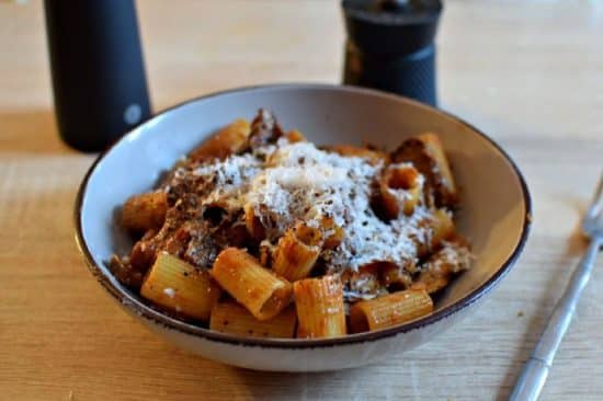 Pates aux cepes et sauce tomate recette