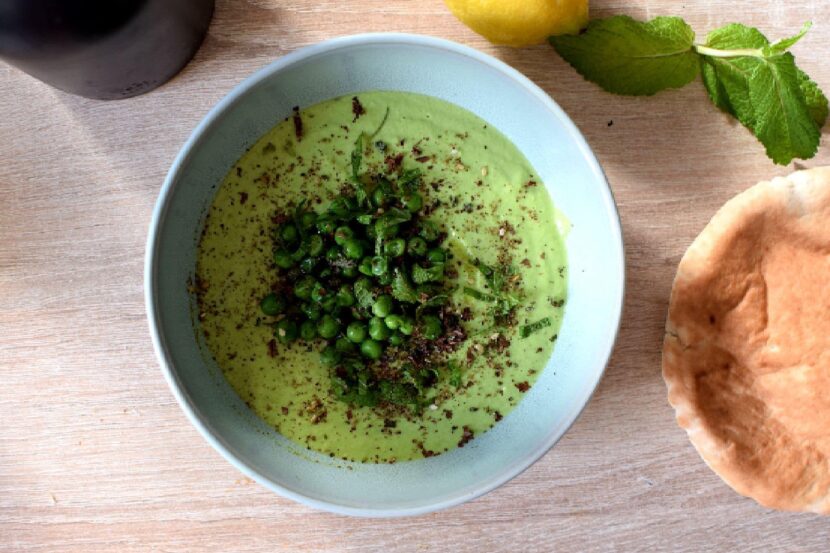 La recette du houmous de petits pois et menthe